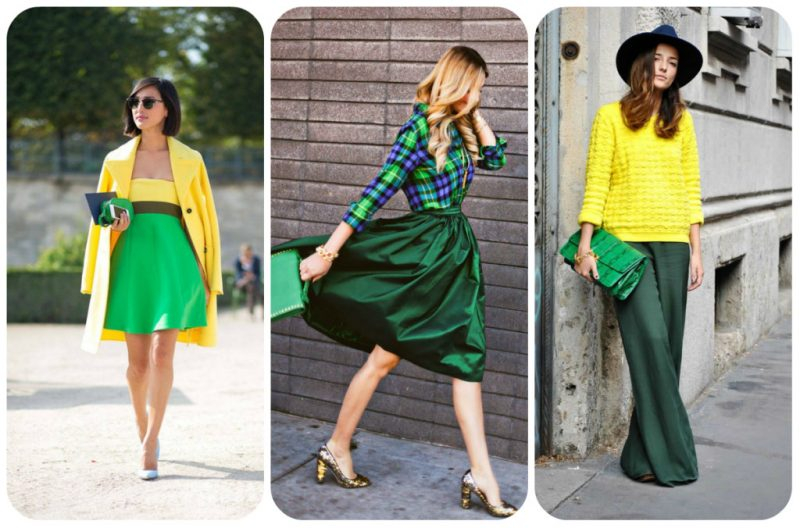 Правила сочетания зеленого цвета в одежде, полезные советы