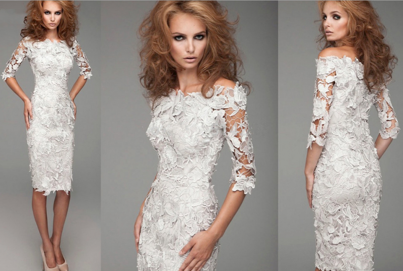 Лучшие модели белых кружевных платьев, их основные особенности