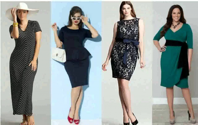 Разновидности платья-футляра для полных женщин, модные варианты